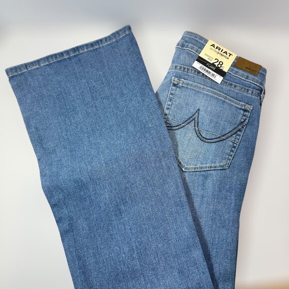 Ariat UltraStretch Perfect Rise Flare Jeans - Picture 1 of 7
